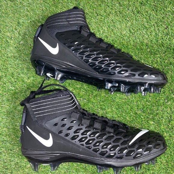 Nike Force Savage Pro 2 Black White Football Cleats AH4000-002 Men Size NEW - Picture 7 of 9